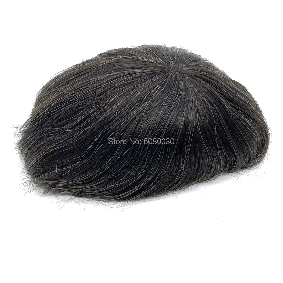 Изготовленный На Заказ maed toupee сварки моно кружева в верхней и передней мужской