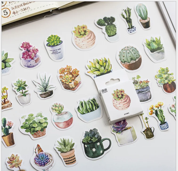 50 шт./компл. 1 дизайн серия стикеров для мяса и растений декоративный офисный