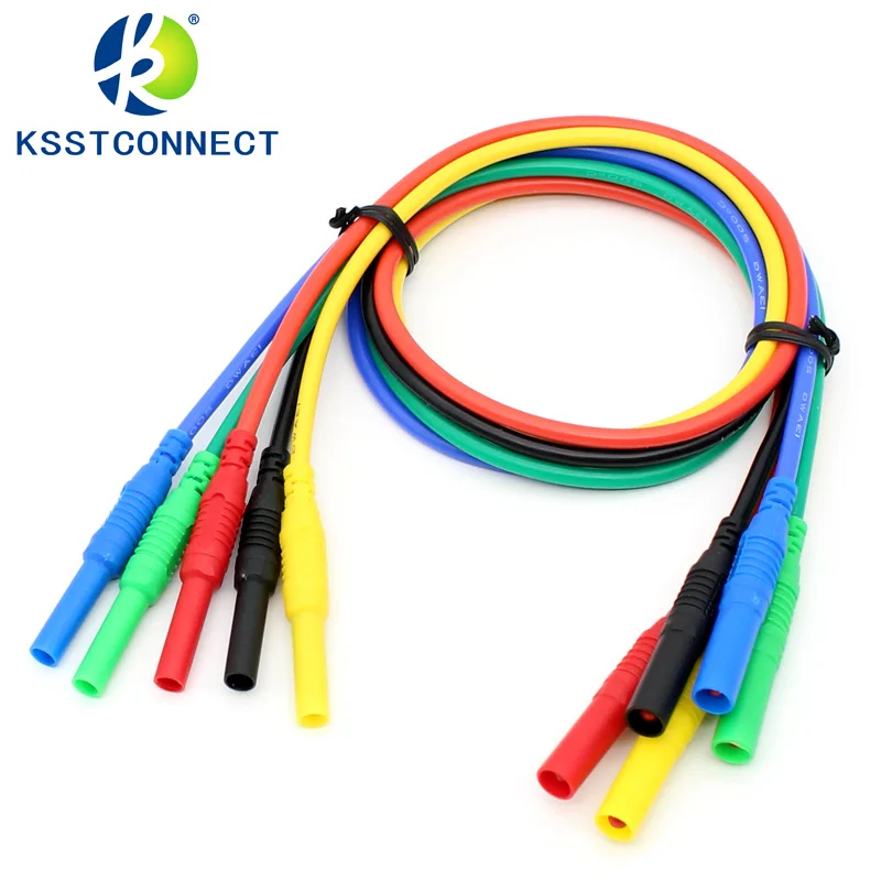 TL652 высокое качество 13AWG гибкий силиконовый удлинитель Тестовые провода 4 мм штекер банан разъем для гнезда (art.: 781bfeb1c) - 781bfeb1c