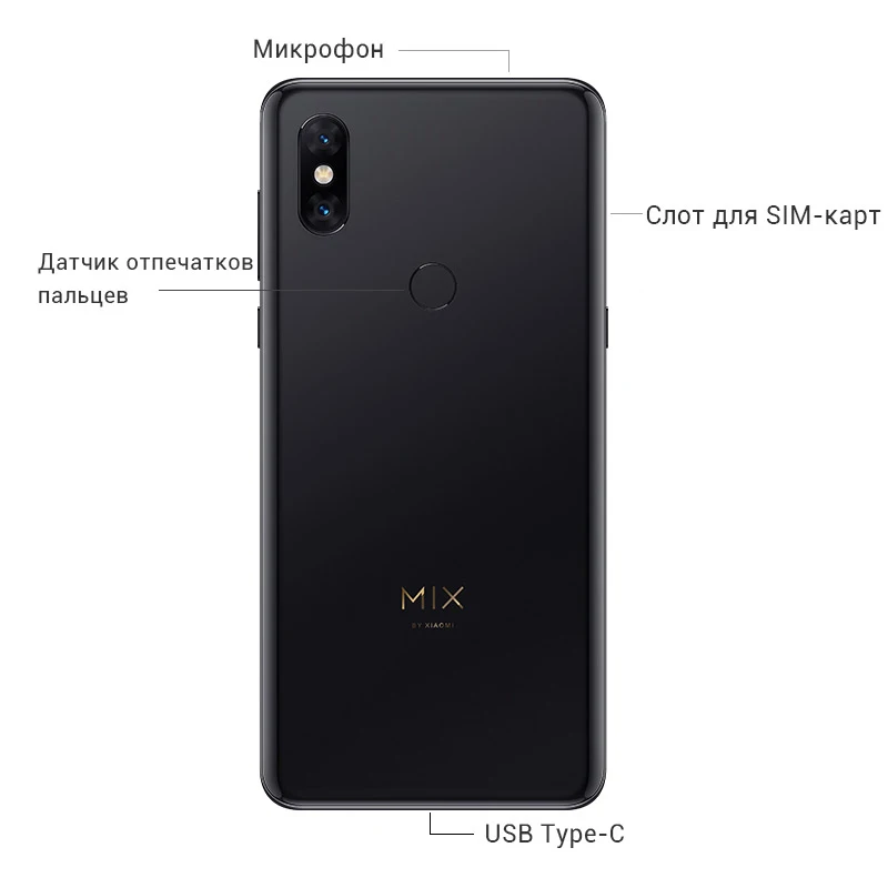 Global Version Xiaomi Mi Mix 3 6GB RAM 128GB ROM Mobile Phone Snapdragon 845 Octa Core 24MP Camera 6.39&quot Wireless Charging | Мобильные
