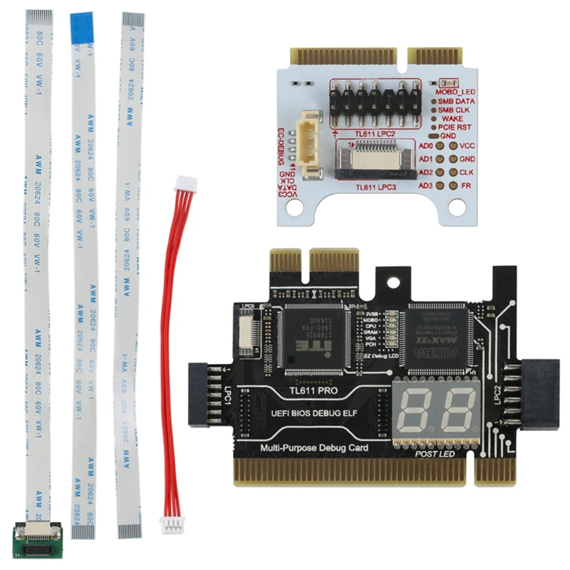 OPQ-многофункциональная LPC-DEBUG-карта PCI PCI-E LPC материнская плата диагностический