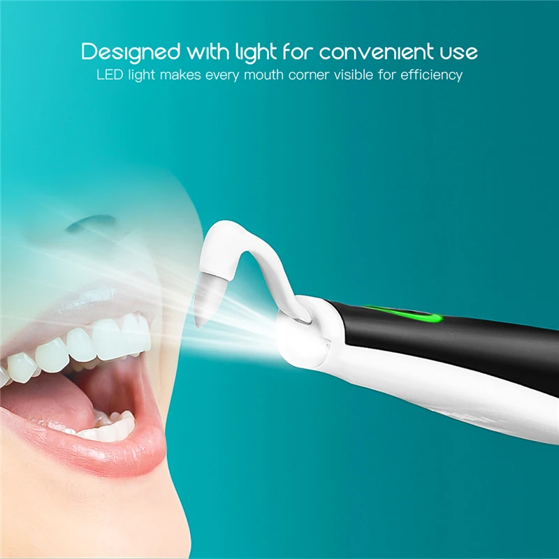 

Electric Ultrasonic Tooth Eraser Stain Dental Plaque Remover Vibrating Dental Tool Teeth Whitening Cleaning Gum Care