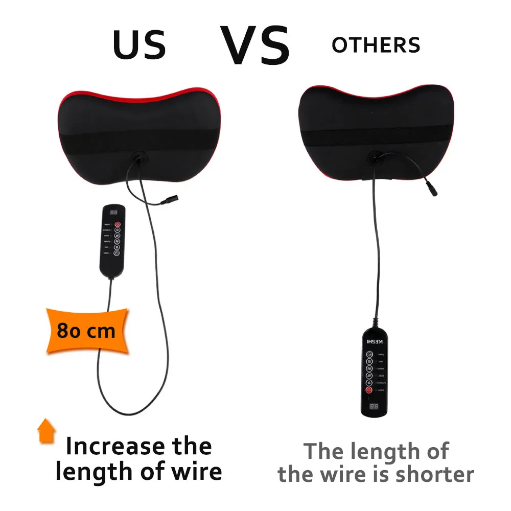 Расслабляющая массажная подушка вибратор электрическая Подушка
