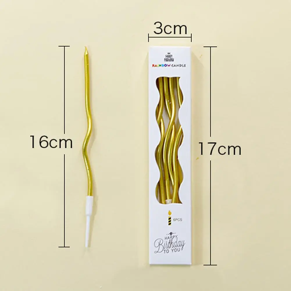 

Colorful Curved Candles Birthday Party Decoration Birthday Decors Birthday Topper Wedding Happy For Baking Cake Supplies Ca Y6M5