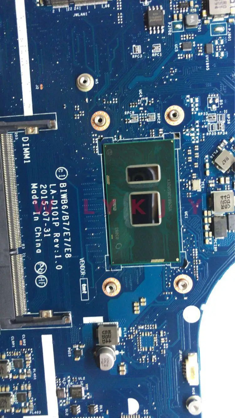 BIWB6/B7/E7/E8 LA-D101P материнская плата для ноутбука Lenovo B51-80 Tianyi 300-15ISK ноутбук процессор i5