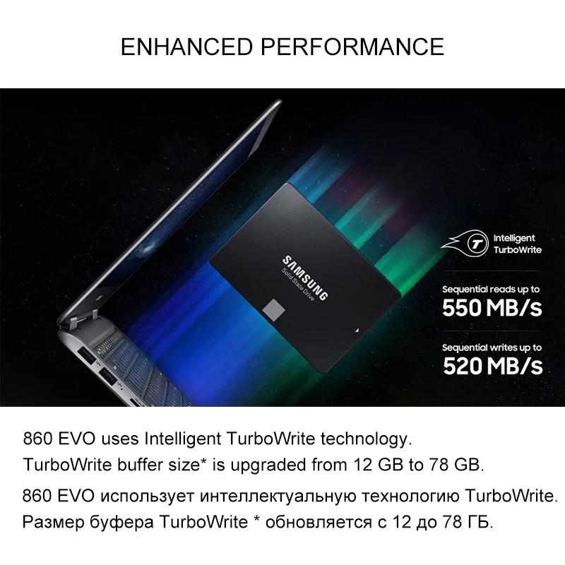 SAMSUNG SSD 860 EVO, 250 , 500 , , 2, 5