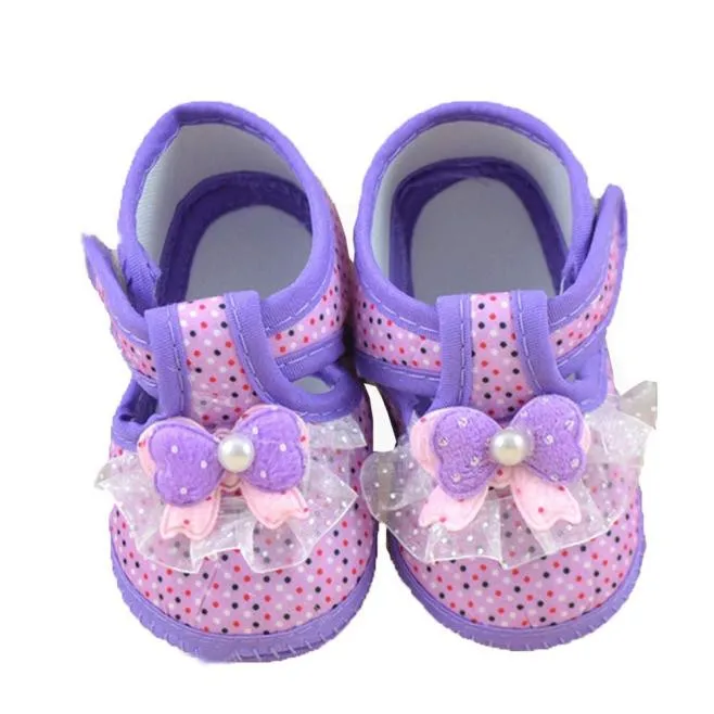 

Baby Bowknot Boots Soft Crib Shoes Non-slip Warm Newborn Infant First Walkers Comfortable Baby Girls Shoes