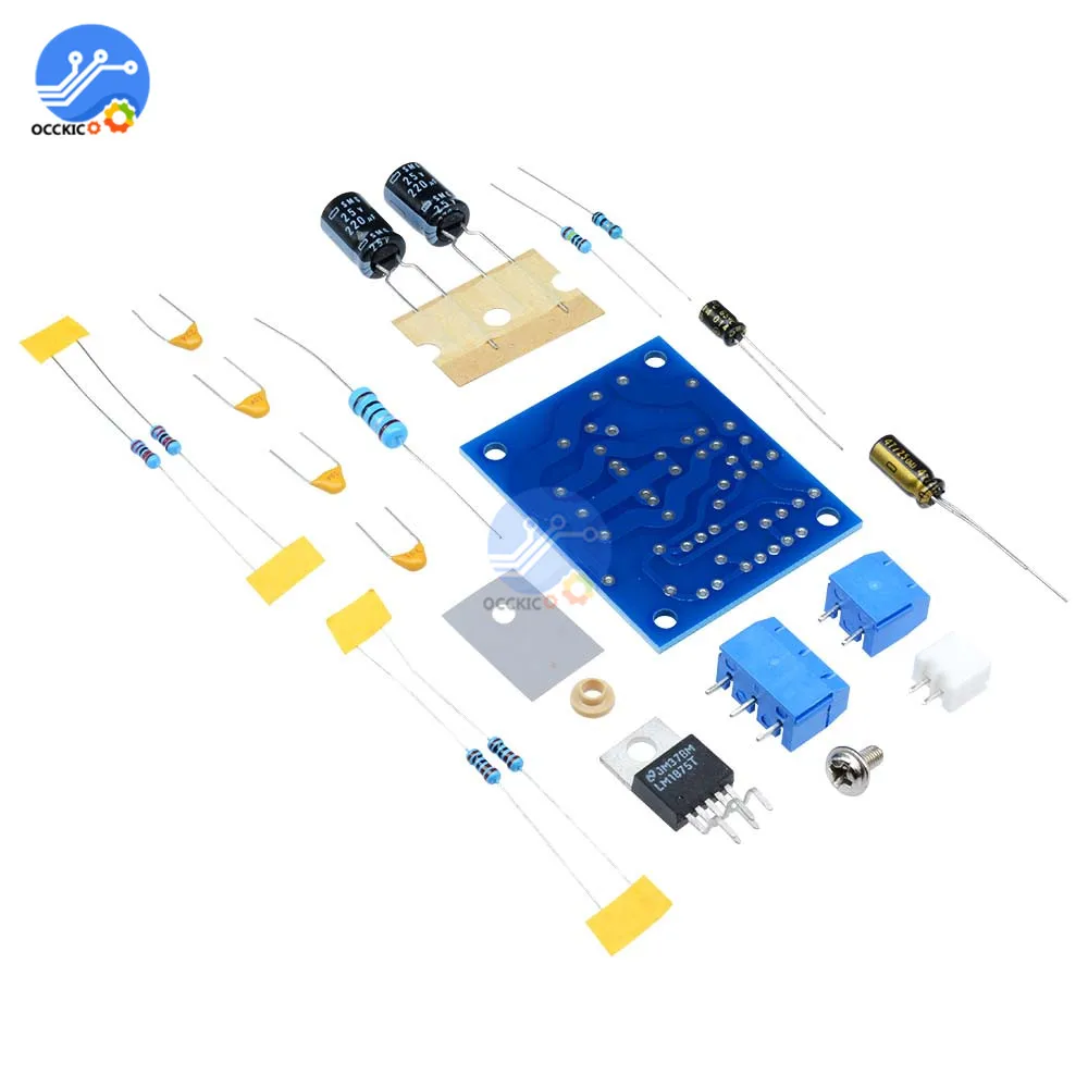 LM1875T плата одноканального усилителя аудио стерео HIFI звуковая плата для Arduino Сделай Сам спикер комплект Preamp