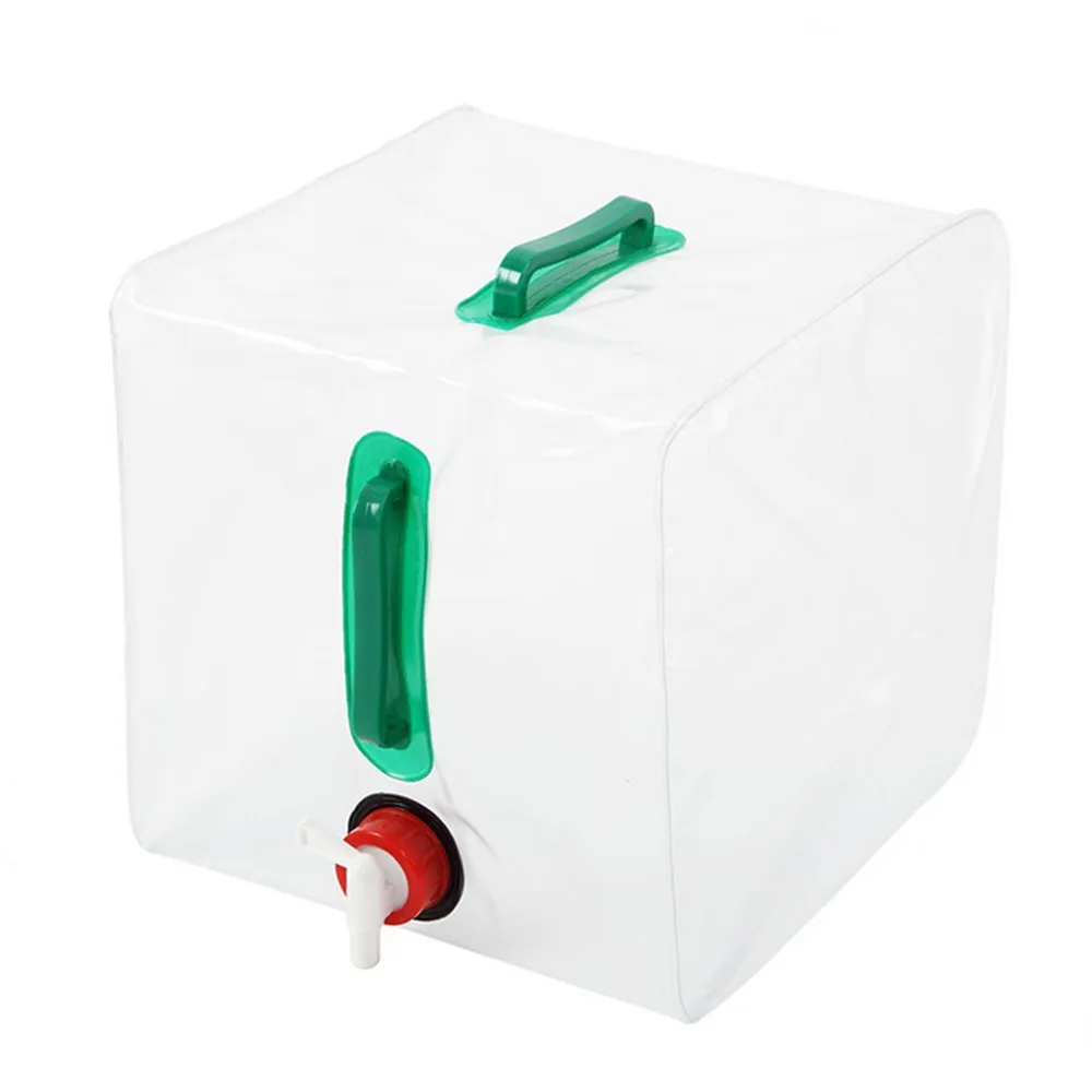 

Water Bag 20L Large Capacity Folding Bucket Picnic Portable Water Container Lifting Carrier for Sports Outdoor Camping Hiking