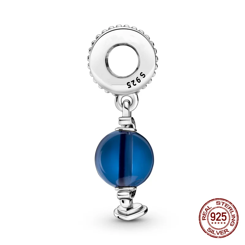 

Genuine 925 Sterling SilverRotating Globe Charm&Bead Fit Original 3mm Bracelet&Bangle Making Fashion DIY Jewelry