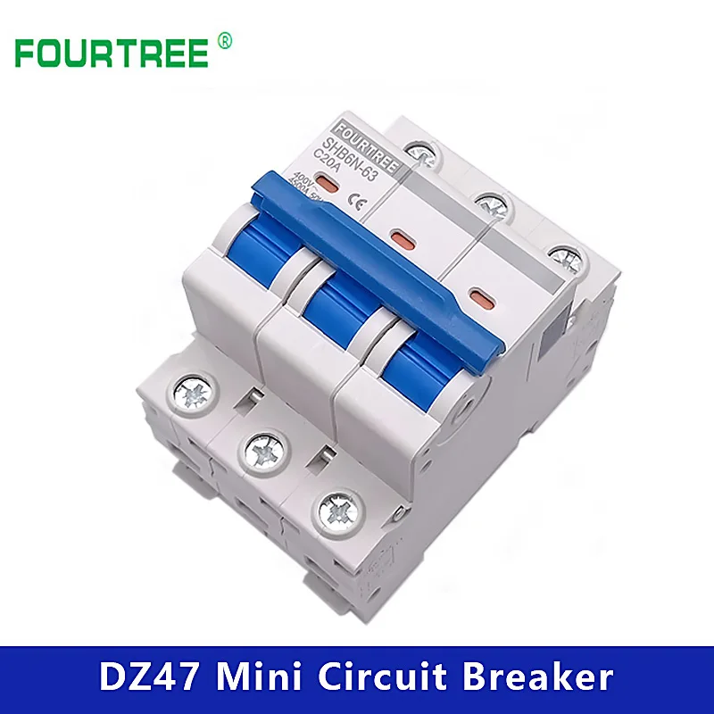 3 полюс на din-рейку Мини автомат защити цепи Бытовой Воздушный переключатель