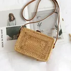 Круглые Соломенные Сумочки TTOU для женщин, Плетеный пляжной Дамский саквояж ручной работы, богемнная сумка через плечо с Бали, Прямая поставка