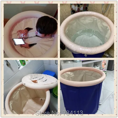 Портативная надувная ванна Складная Ванна ванночка для взрослых Детская