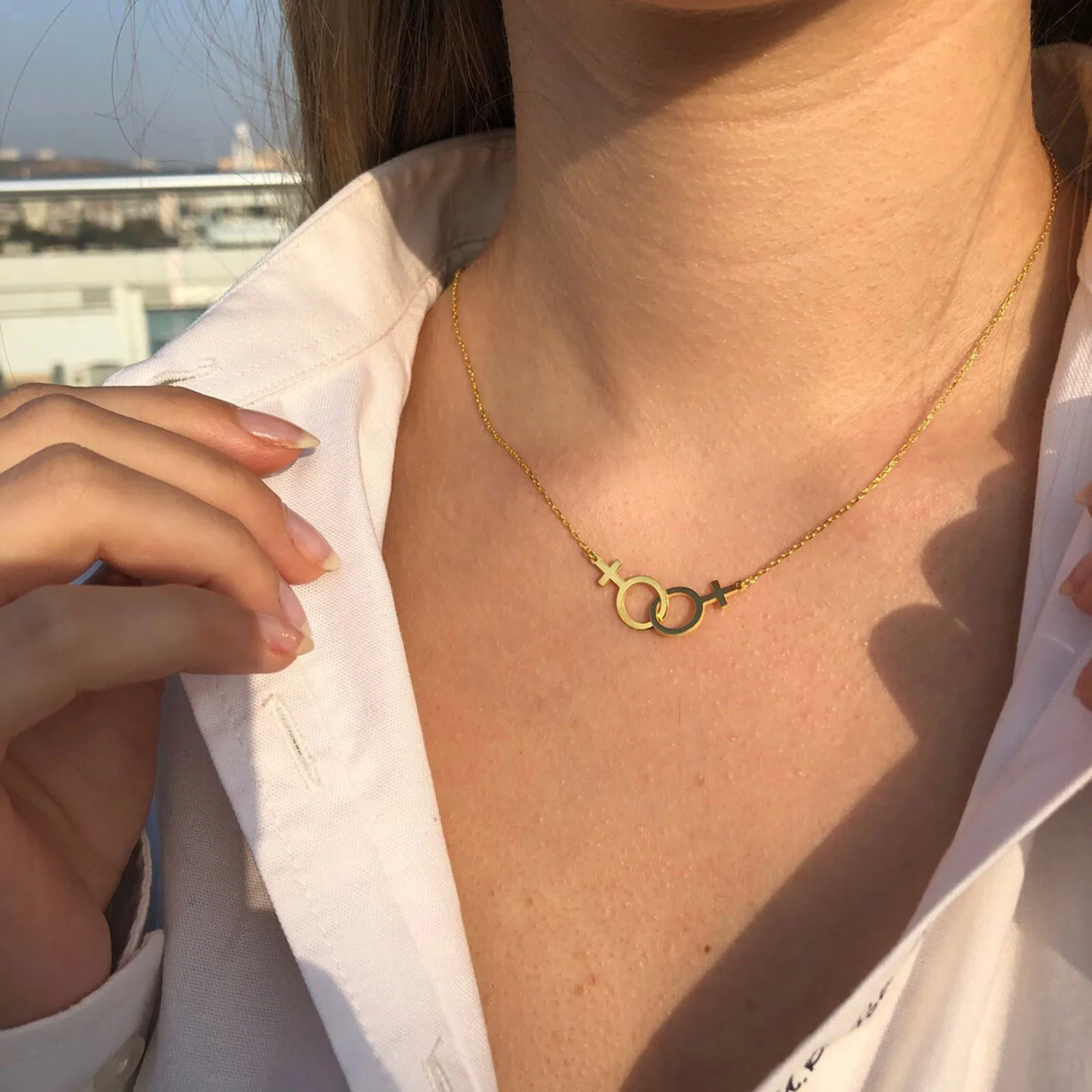 2 шт. ожерелье на День святого Валентина ювелирные изделия гордость Святого