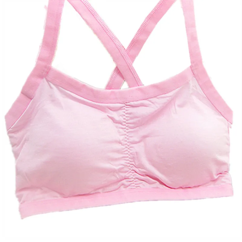 Детский спортивный бюстгальтер с эффектом пуш ап для бега топы бесшовное нижнее