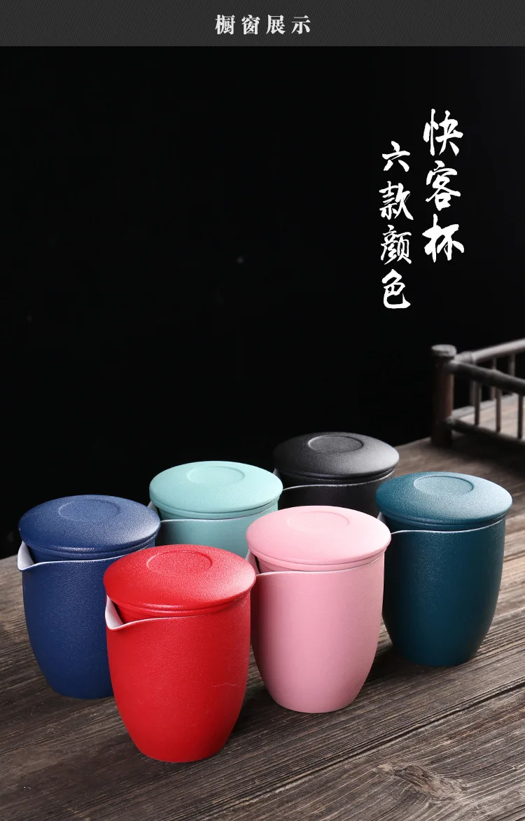 Китайский Чай путешествия набор чайный кунг-фу комплект Керамика Портативный