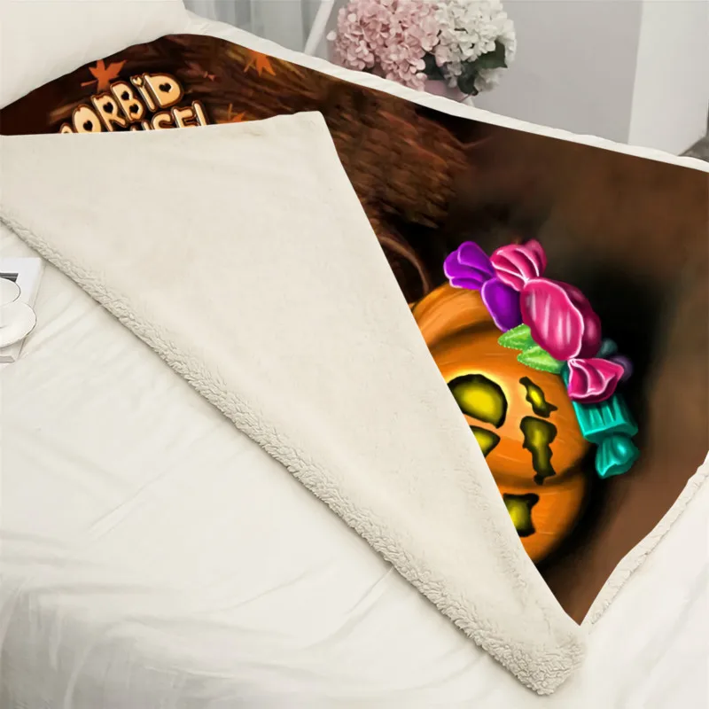 

Jack Skellington 3D Print Blanket The Nightmare Before Cute Style Blanket Sofa Travel Throw Blankets Teens Bedding Plush Quilt