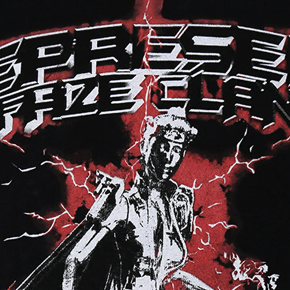 

2021 Summer T-shirt Western Style Fashion Designer Hipster Popular Thin Simple Loose Casual Printing Round Neck Summer