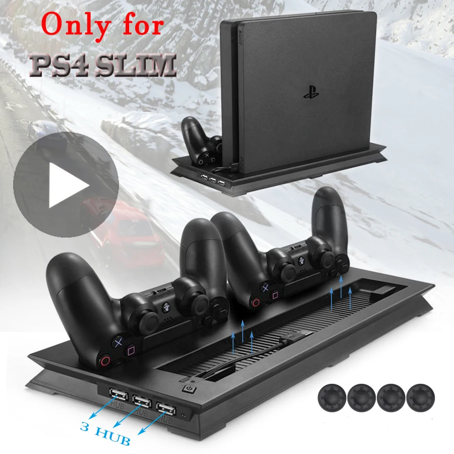 Подставка для зарядки Sony PS4 Play Station Playstation PS 4 тонкая игровая консоль зарядное