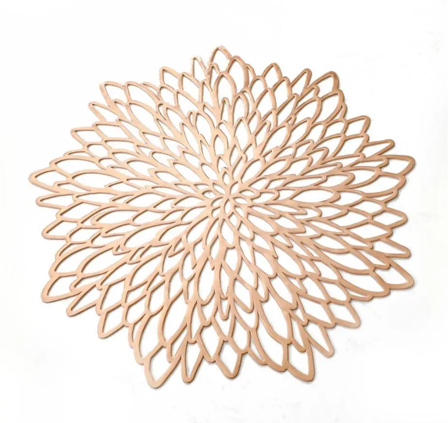 Новинка 2021 лидер продаж полые изоляционные подставки из ПВХ коврики для столовых