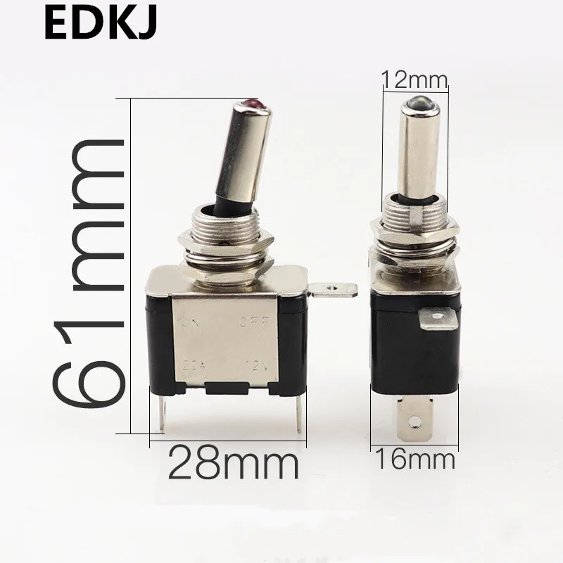 1 шт. DC 12 В 20 А Автомобильный светодиодный светильник с автоматическим покрытием