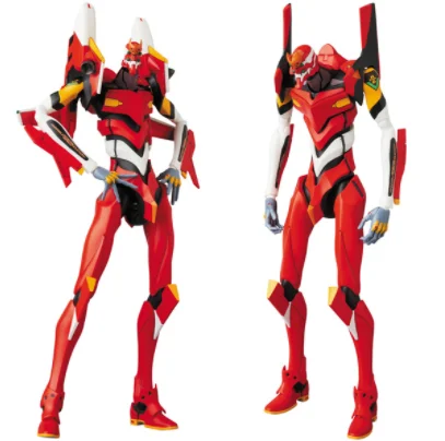 

Bandai Neon Genesis Evangelion Model 19cm Medicomtoy Mafex EVA-02 Figure Assembly Model Collection Toys