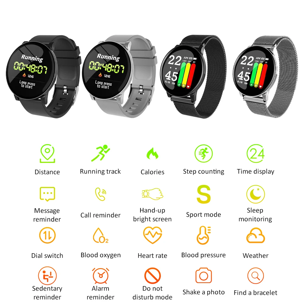 Cheap Price W8 Smart Watch Fitness Tracker Wearfit App. Touch Color Screen Smartwatch Bracelet For ios android | Электроника