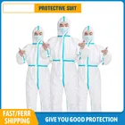 Профессиональная одноразовая изоляционная защитная одежда, защитный костюм, комбинезон, защитный костюм