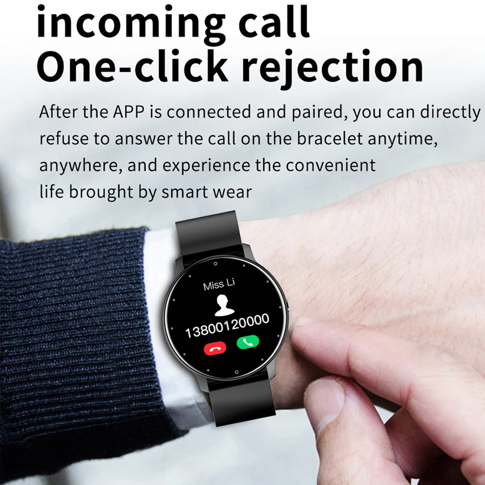 2021 smart watch men women customize wallpaper heart rate monitor fitness tracker sport waterproof smartwatch for ios android free global shipping