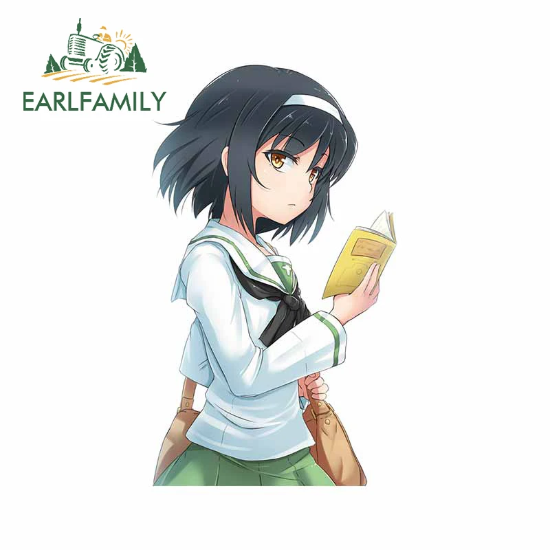 EARLFAMILY 13cm x 7.6cm for Reizei Mako GIRLS Und PANZER Car Stickers Creative Scratch-Proof Decals Door Protector - купить по
