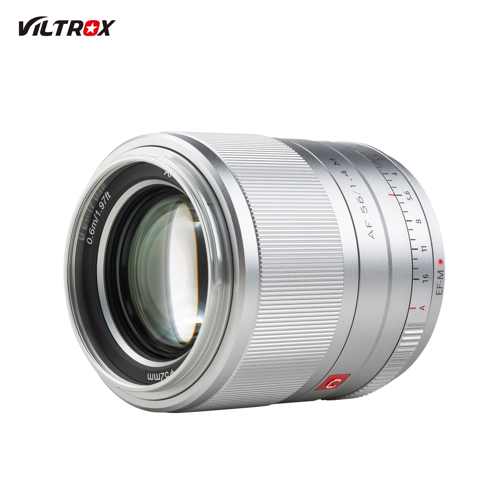 Объектив для камеры Viltrox F1.4 56 мм объектив с большой диафрагмой и креплением M