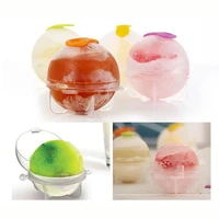 4pcs creative spherical ice cream mold mini ice tray silicone ice ball ice making mold kitchen mould accessories for making ice