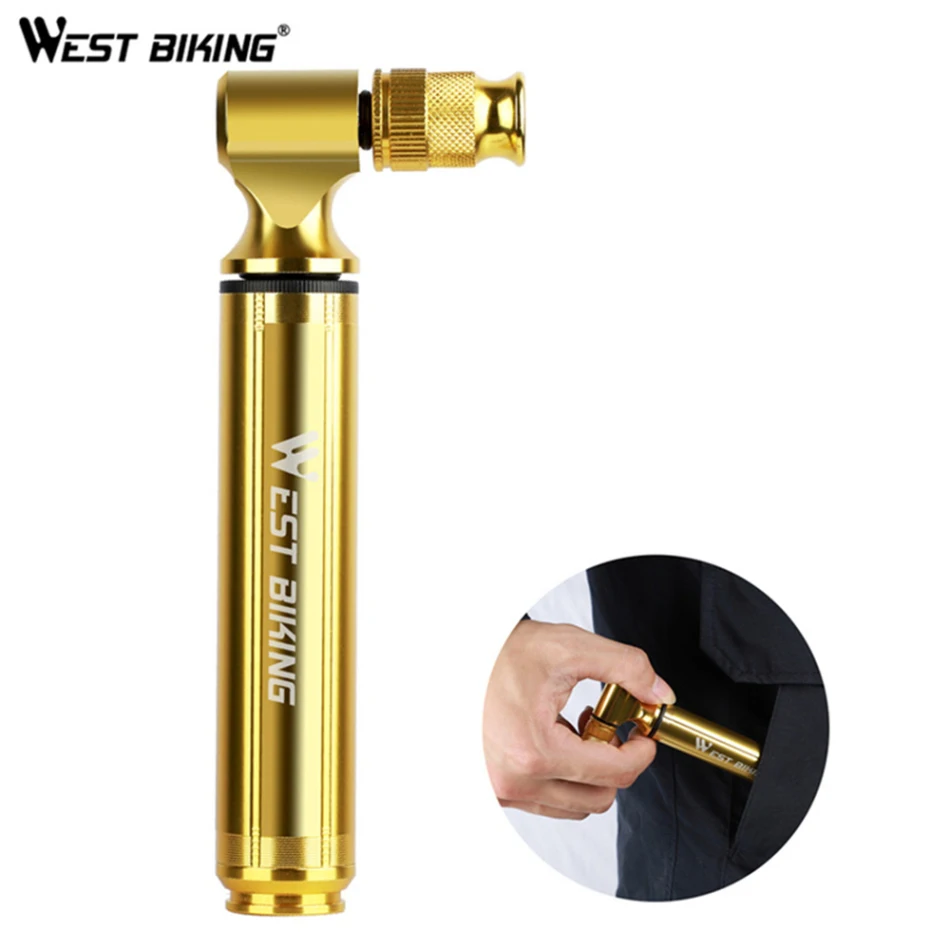 Насос велосипедный под высоким давлением 160psi портативный насос для шин из