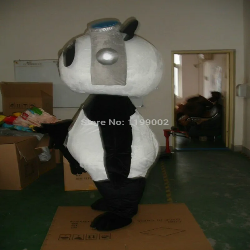 Костюм-талисман панда на Хэллоуин одежда для косплея и вечеринки карнавальный