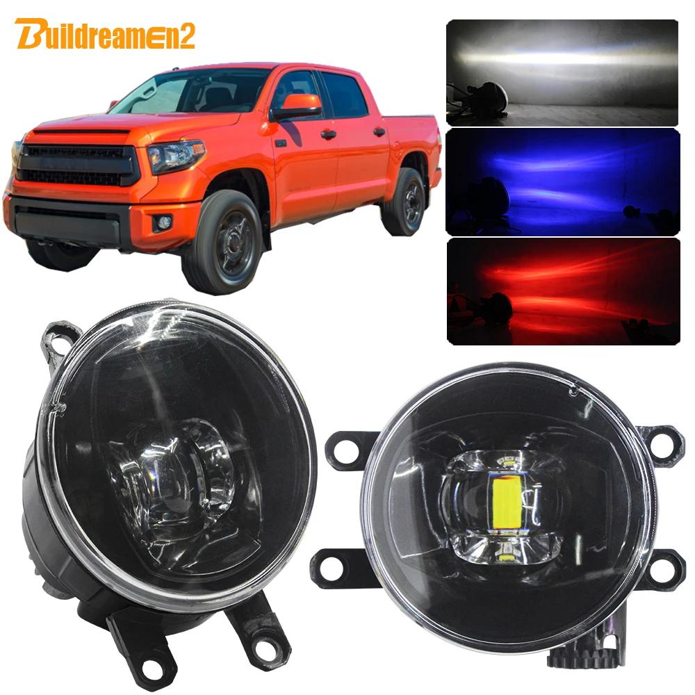 Buildreamen2 для Toyota Tundra 2014 2015 2016 автомобиля 4000LM туман светильник в сборе светодиодный