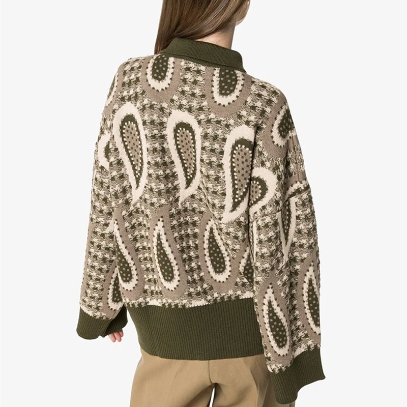 Новый осенний свитер с открытыми плечами Женский пуловер Теплый Зимний вязаный