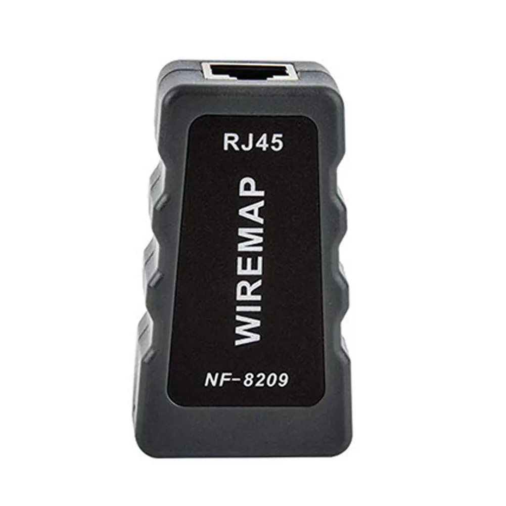 

Network Cable Tester Detector Wire Tracker Finder Checker NF-8209 Digital Analog PoE Mode RJ45 With Flashlight New