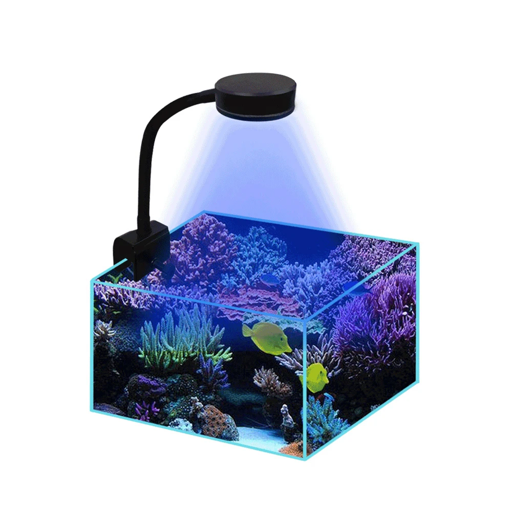 

Aquarium LED Light 18W Sea Water Lights Program Saltwater Lighting for Marine Coral Reef Fish Nano Tank Sunrise Sunset