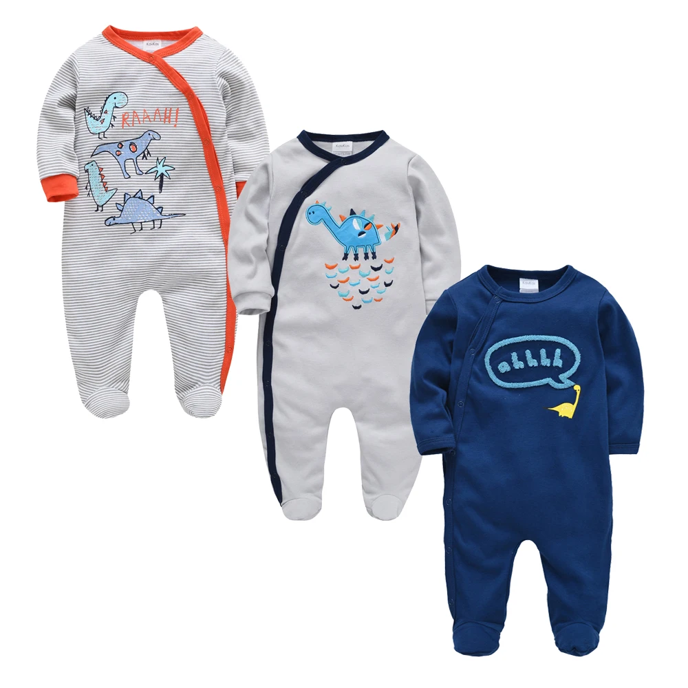 Roupas Bebe De/комбинезон с длинными рукавами для новорожденных мальчиков хлопковые