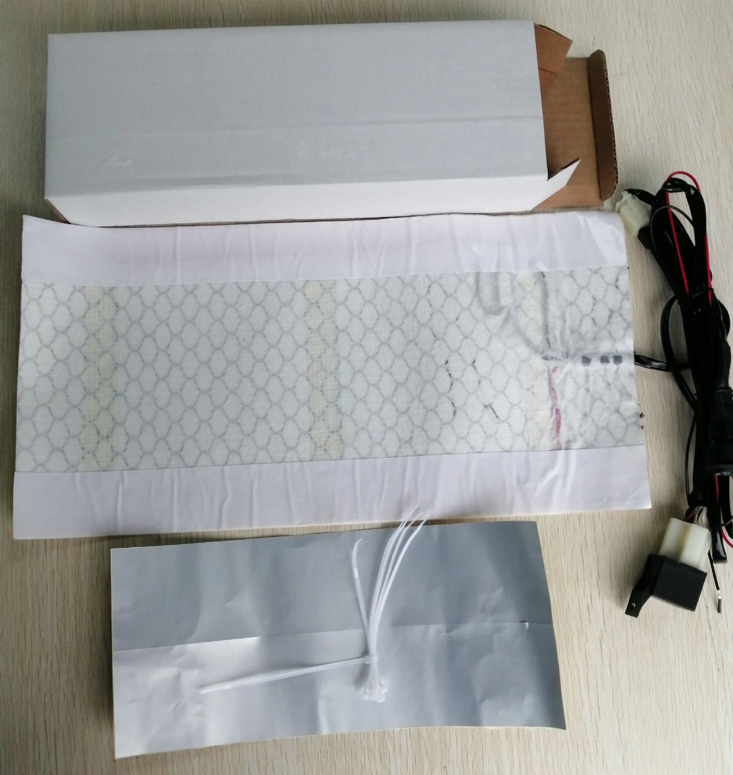 Универсальный обогреватель сиденья мотоцикла из углеродного волокна с круглым