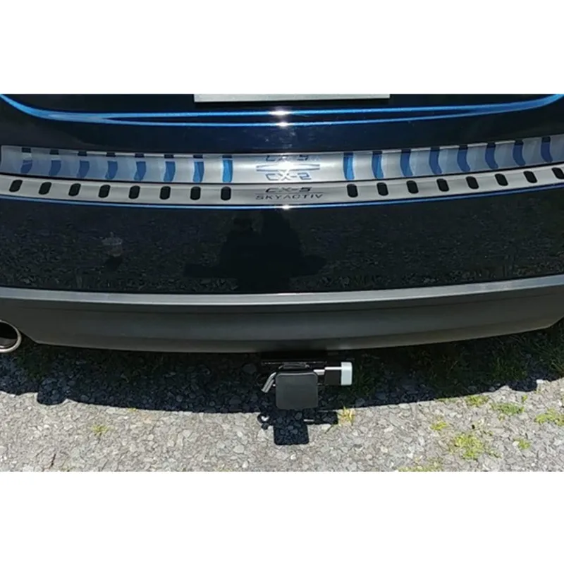 Автомобильный Стайлинг Нержавеющая сталь ультра-тонкий заднего бампера