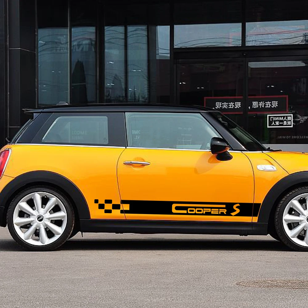 2 шт. наклейки на боковые двери автомобиля кузова юбки | Автомобили и мотоциклы