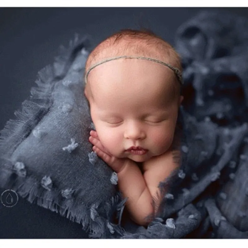 

Newborn Baby Photography Props Baby Photo Costume Infant Vintage Cotton Wrap Nursling Soft Blanket Dress Up For Boy Girl