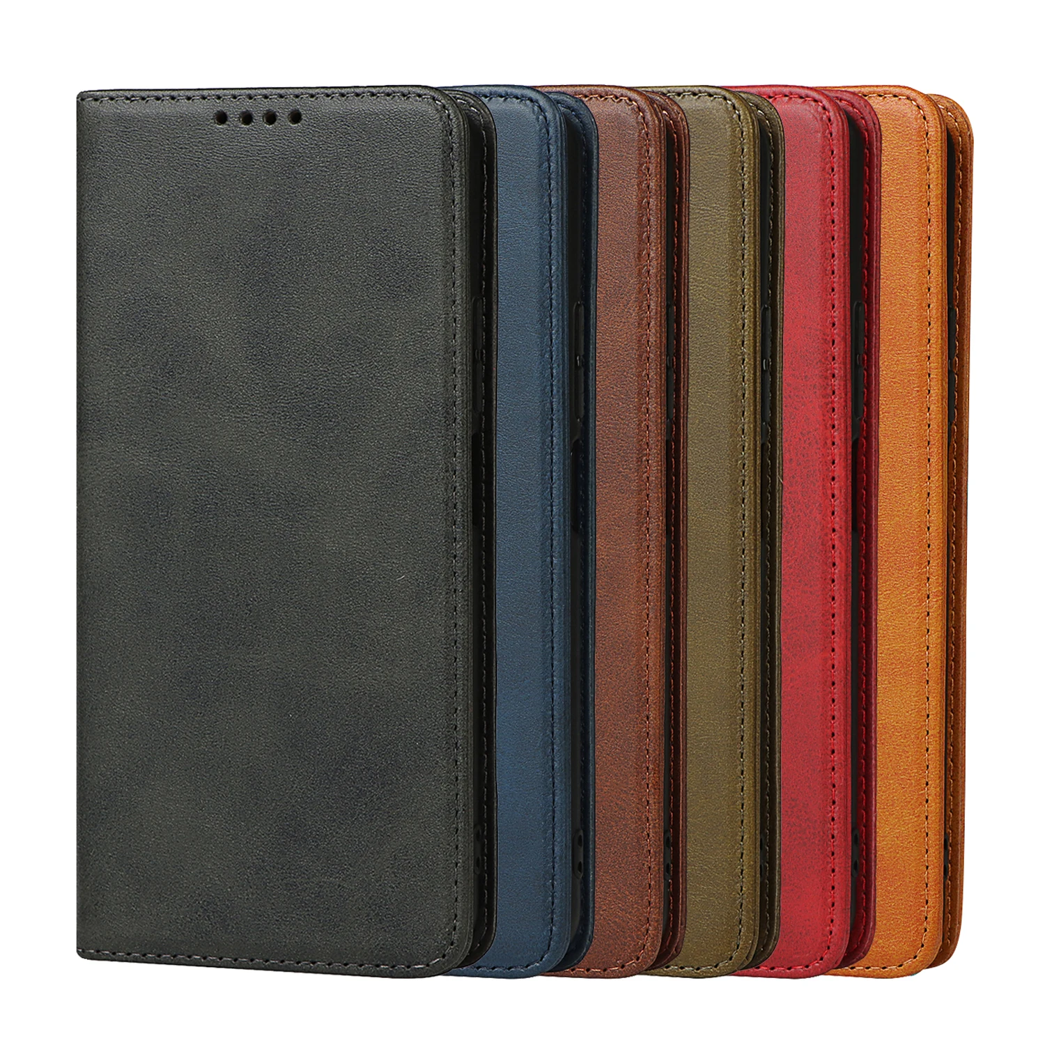 leather case for xiaomi mi 11 lite 4g 5g flip case card holder holster magnetic attraction cover case wallet case free global shipping