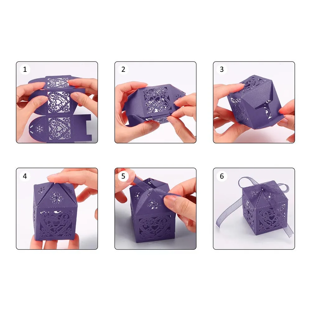 100 шт./компл. любящее сердце лазерная резка полые перевозки сувениры подарок