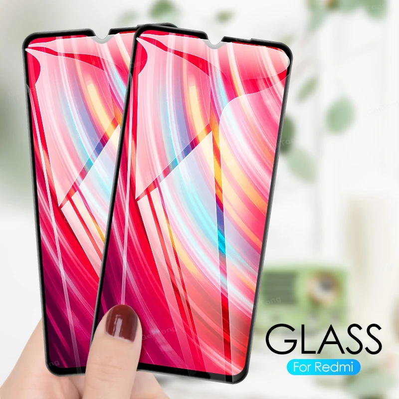 2 шт./партия полное покрытие из закаленного стекла для Xiaomi Redmi Note 8 Pro Защита экрана