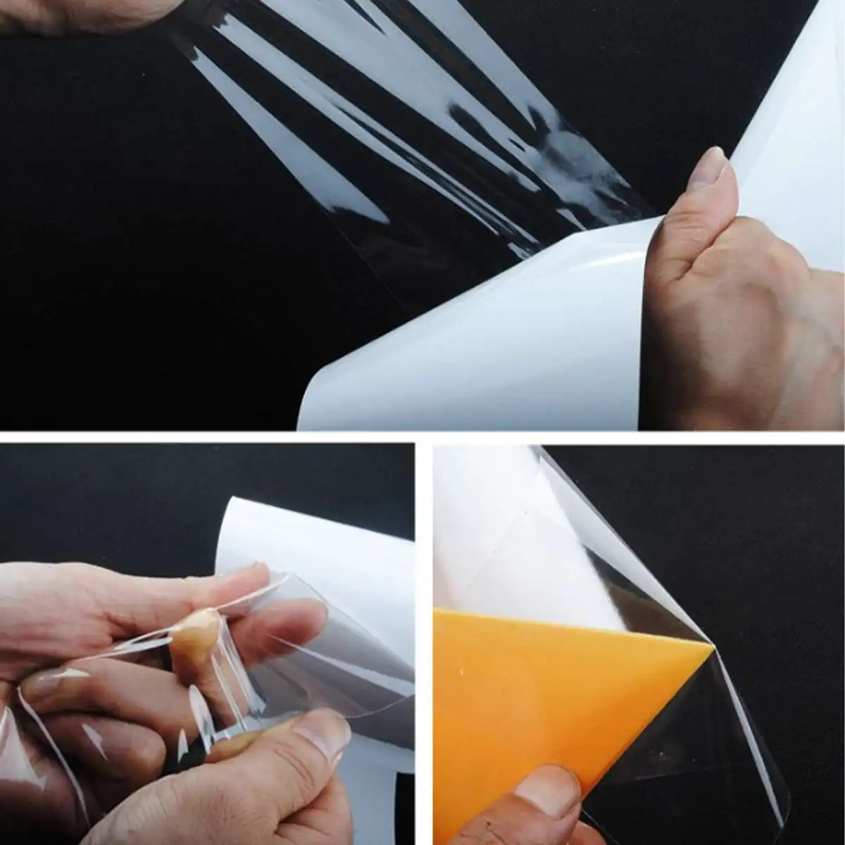 Защитная пленка на автомобиль 15x100 см защитная стикер против царапин прозрачная