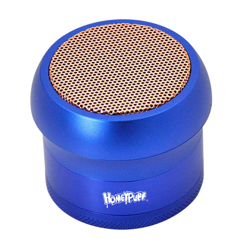 

HONEYPUFF Aircraft Aluminum Smoke Herb Grinder 63MM Metal Mushroom StyleTobacco Grinder Smoking Accessories