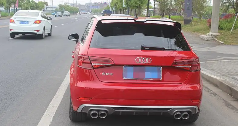 Спойлер для хэтчбека Audi A3 2014-2019 спойлер HSC из АБС-пластика цветной задний