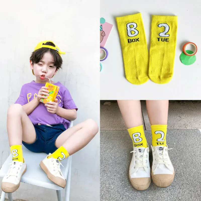 В наличии 1 пара носков с буквами носки для тренажёрного зала повседневные